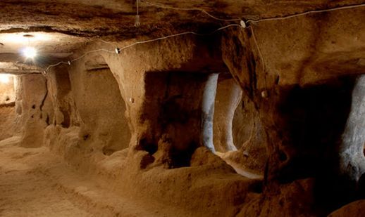 Подземный город Газиемир Каппадокия Турция
