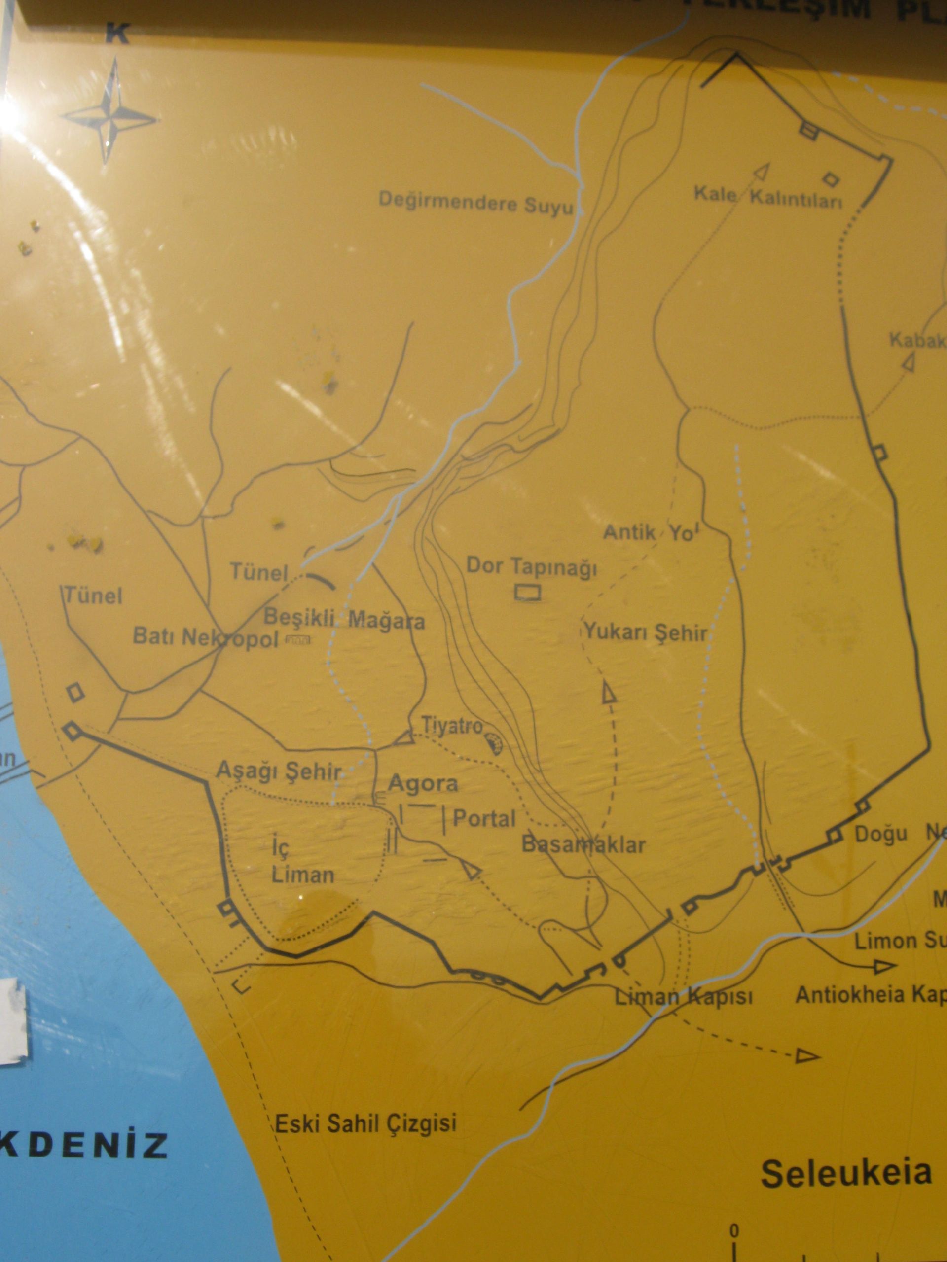 Чевлик Турция достопримечательности карта Селевкия Пиерия