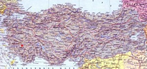 Карахайыт на карте Турции