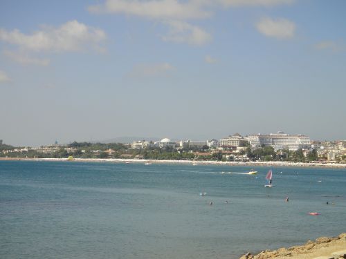 западный пляж Сиде